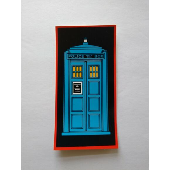 Doctor Who Pinball Machine Decal Sticker Tardis Original NOS 1992 Sci-Fi - Picture 2 of 6